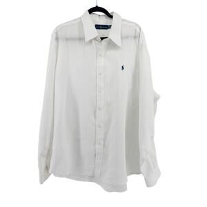 Ralph Lauren Lightweight Linen Button Down Shirt Mens Sz XXL Casual Preppy